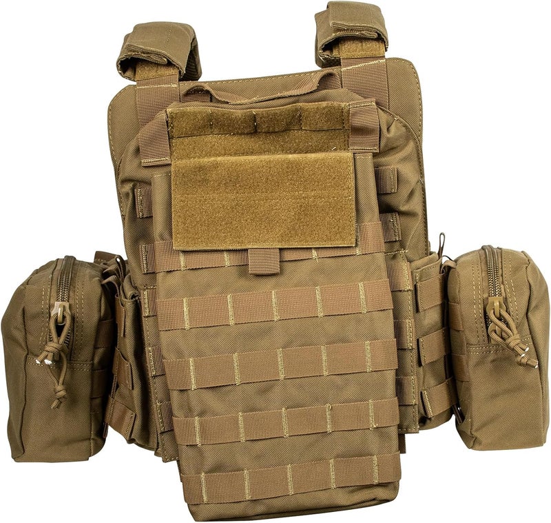 WOLFHUNT Tactical Vest for Men Quick Release, Weighted Vest Molle System, Heavy-duty Vests Premium Metal Buckle - Image 4